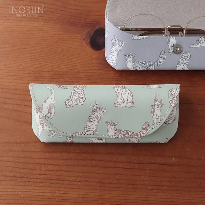リバティ メガネケース 02 ミャオウ ミント フローレットロンドン