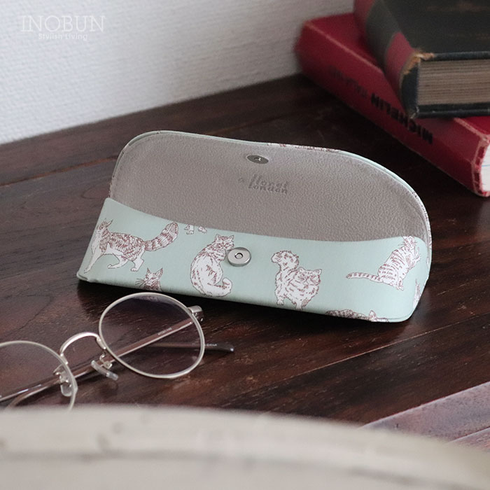 リバティ メガネケース 02 ミャオウ ミント フローレットロンドン