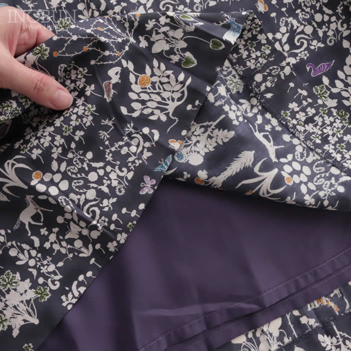 再入荷予定なし】sosotto リバティ タックギャザースカート 別注