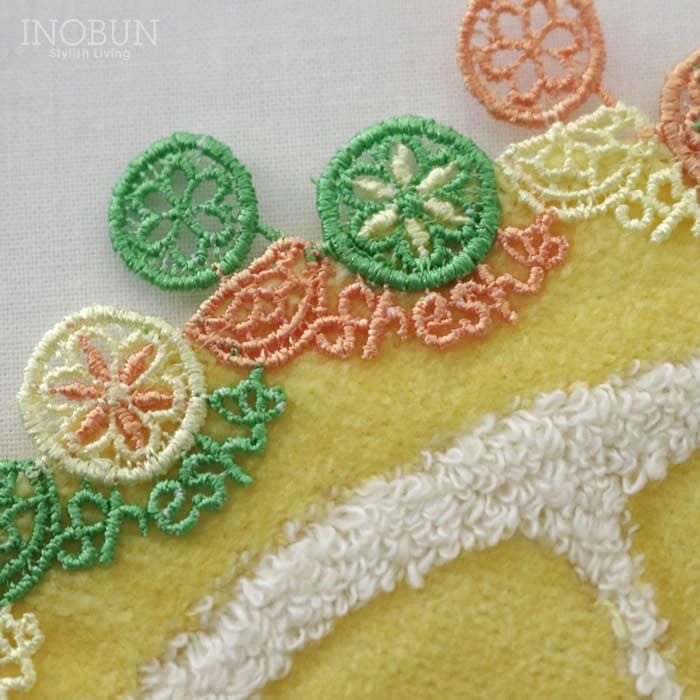 新品レア⭐️旧朝食⭐️限定色濃いイエロー⭐️近沢レース⭐️シーズンタオルハンカチ 新品レア⭐️旧朝食⭐️限定色濃いイエロー⭐️近沢レース⭐️シーズン