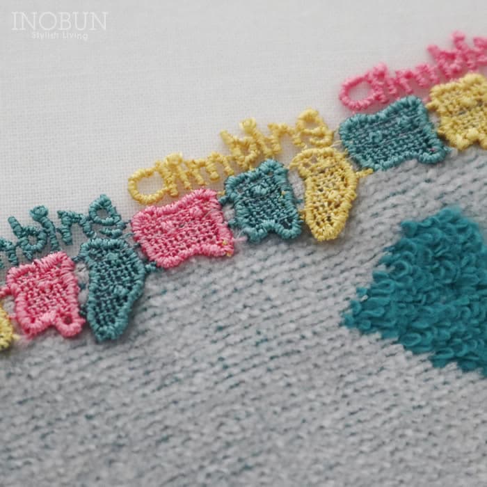 近沢レース店 ボルダリング ピンクMIX 11月 シーズンタオルハンカチ