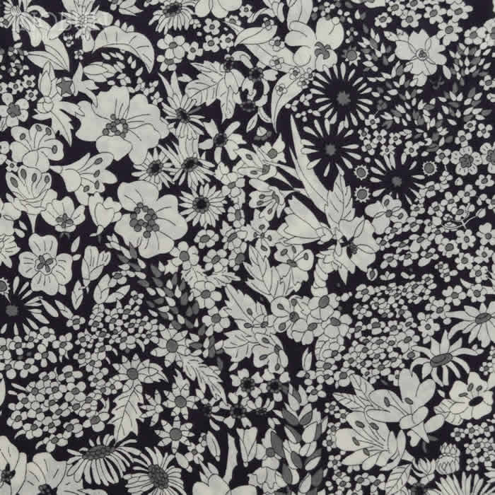 Parkes リバティ 重ね衿プルオーバーブラウス フレンチスリーブ M