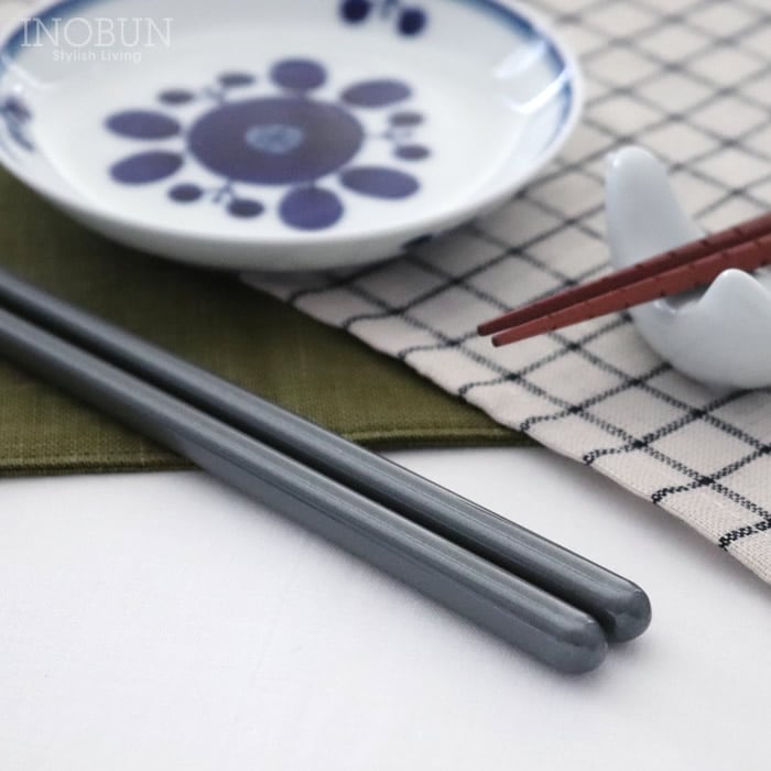 究極のすべらない箸 スチールグレー 日本製 御祝い 新生活 合格祈願箸