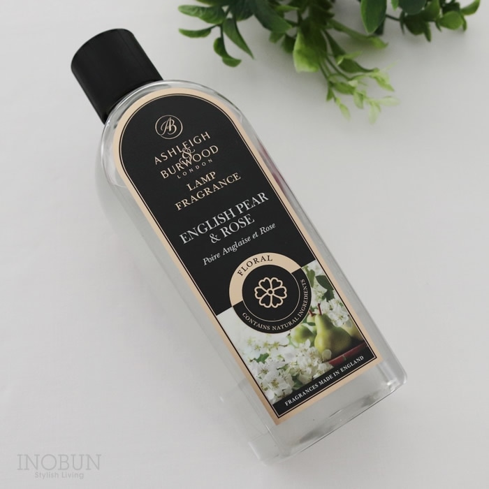 Ashleigh ＆ Burwood フレグランスランプ&オイル1000ml イングリッシュペアー＆ローズ フレグランスランプ専用オイル