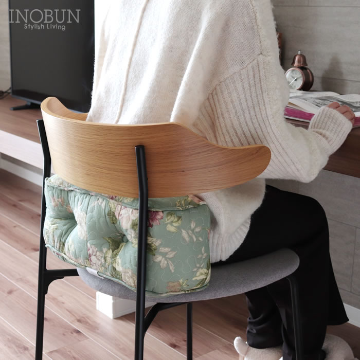 限定価格 キルト ミニサポートクッション モダンローズ  低反発 腰あて 腰サポート キルトのある暮らし