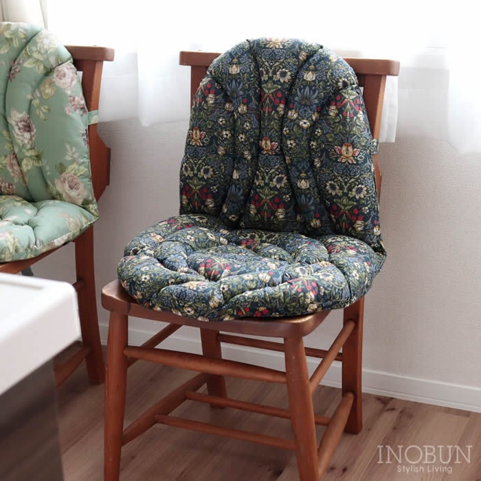 限定価格 キルト イスシートクッション ワイルドベリー チェアクッション 腰サポート キルトのある暮らし