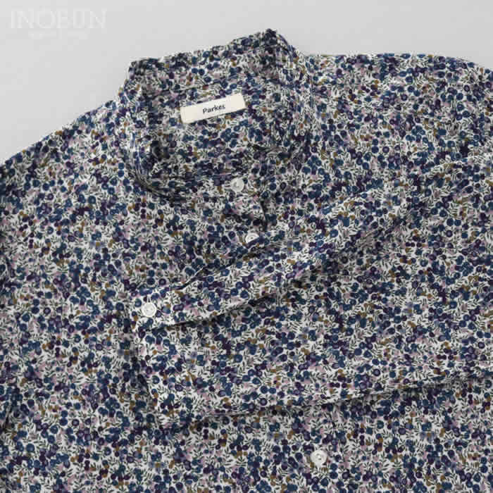 Parkes リバティ スタンドフリルAラインブラウス Wiltshire Bud/DE M