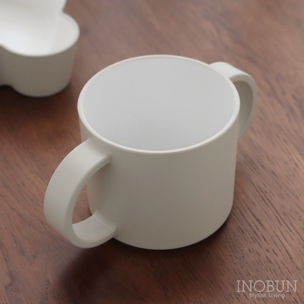 子供用食器 tak キッズディッシュ 両手マグ グレー 日本製 ベビー 子供用 コップ 電子レンジ対応