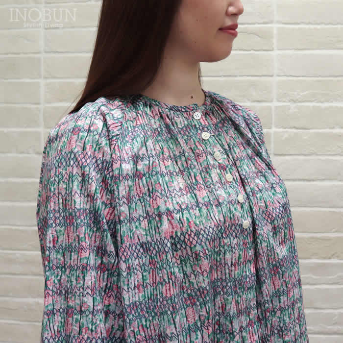 Vent d'ouest リバティ クラフトマンシップブラウス ELYSIAN SMOCK