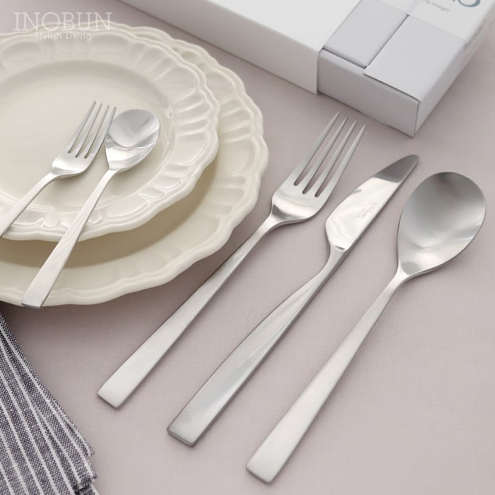 SUNAO スナオ カトラリーギフトセット 5本入 マット仕上げ 燕三条 日本製 新生活 御祝い