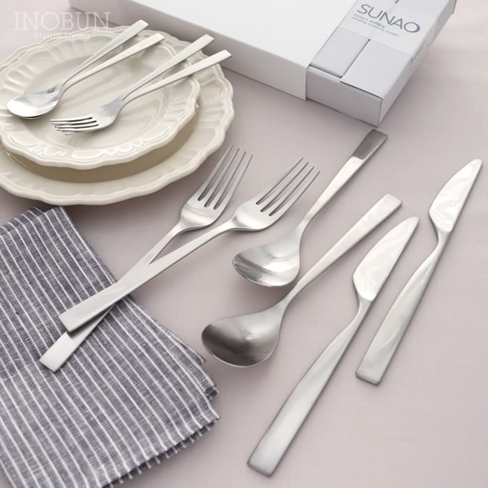 SUNAO スナオ カトラリーギフトセット 10本入 マット仕上げ 日本製 燕三条 ご結婚祝い 新生活 御祝い