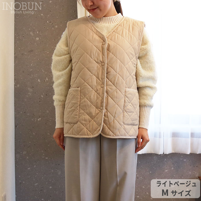 ベスト Daily Quilt3 M ライトベージュ INOBUN イノブンオリジナル 温活