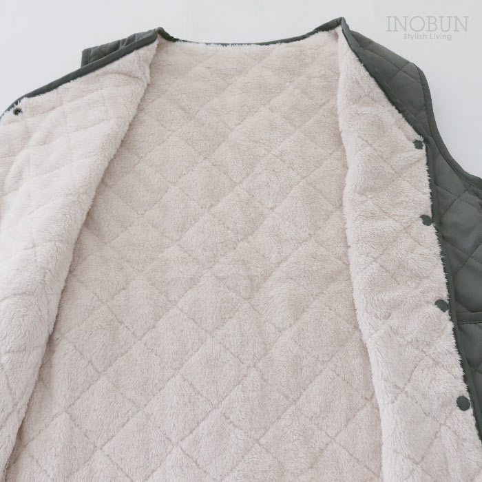 キルティングベスト Daily Quilt2 M モスグレー INOBUN イノブン