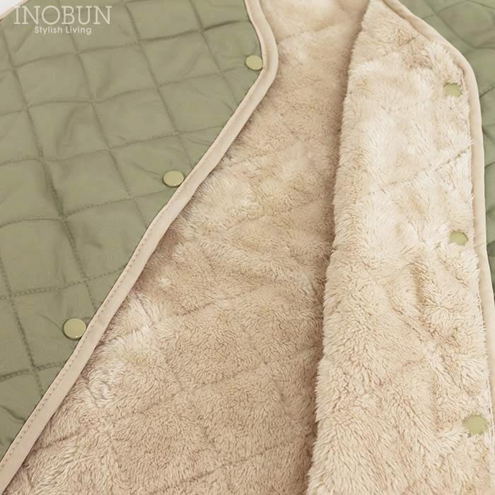 ロングベスト Daily Quilt3 ライトカーキ INOBUN イノブンオリジナル