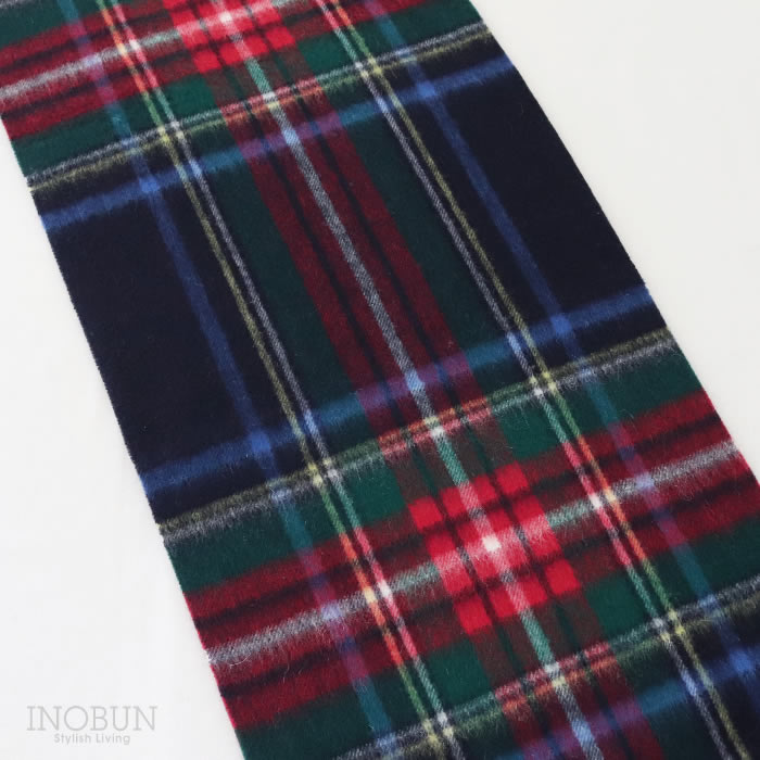 Glen Prince マフラー ネイビー系 TK536 190 x 35cm グレンプリンス