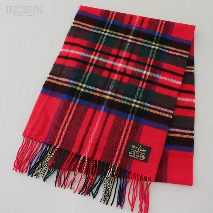 極美品✨グレンプリンス マフラー カシミヤ100%  STEWART 極美品✨グレンプリンス マフラー カシミヤ100% ROYAL STEWART