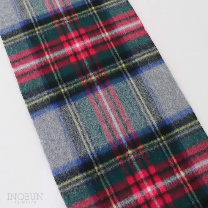 Glen Prince マフラー ライトグレー系 TK306 190 x 35cm グレン