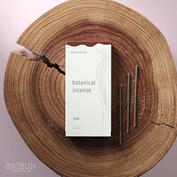 hana to mi ハナトミ ボタニカルインセンス jiju ジジュウ 50本入り ヒノキ 天然精油 日本製