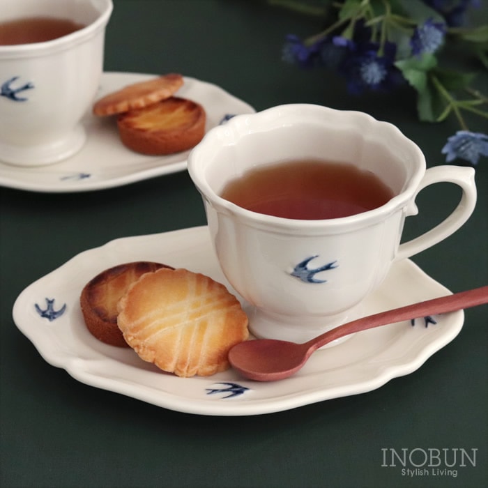 スタジオエム アーリーバード オーバルプレート S 日本製 青い鳥 食器