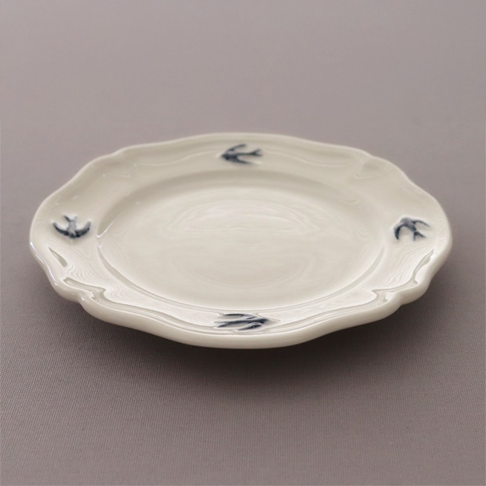 スタジオエム アーリーバード ラウンドプレート S 15cm 日本製 青い鳥