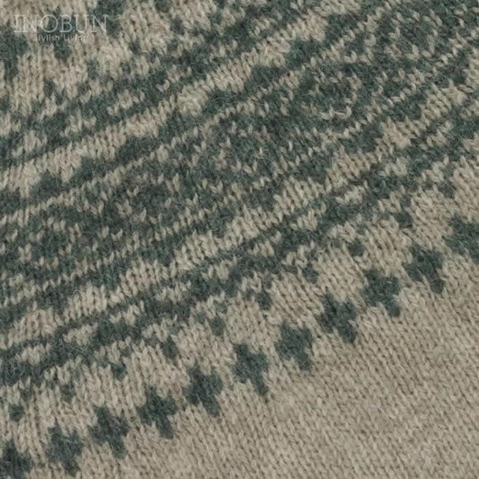 Harley of Scotland フェアアイルセーター ベージュ系 ハーレーオブ