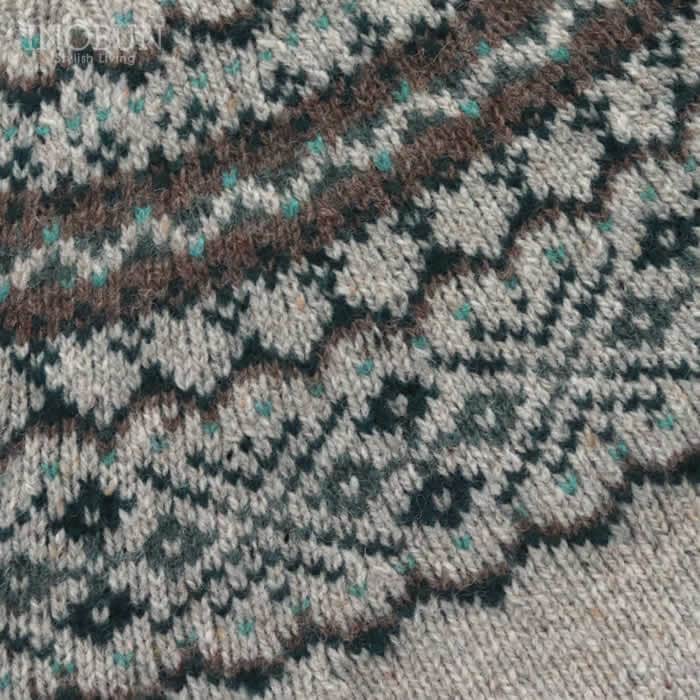 Harley of Scotland フェアアイルセーター グレー系 ハーレーオブ