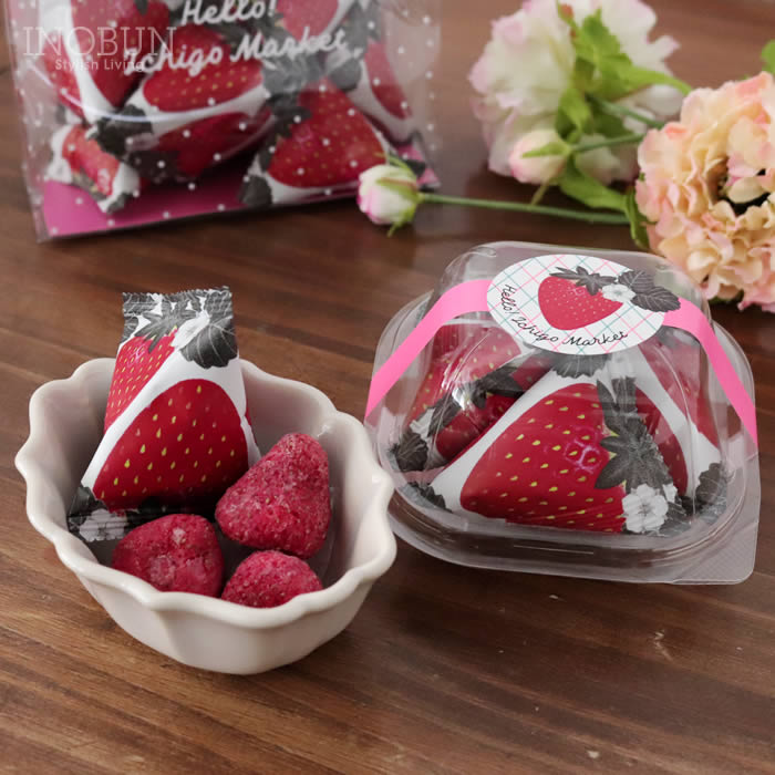 Ichigo market しみこみホワイトショコラ 4個入り プレゼント プチギフト いちご スイーツ チョコレート