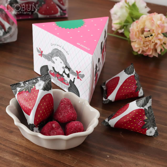 Ichigo market しみこみホワイトショコラ 6個入り プレゼント プチギフト いちご スイーツ チョコレート