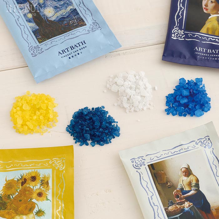 DAILY MUSEUM バスソルト 3包セット ひまわり 日本製 ゴッホ アート