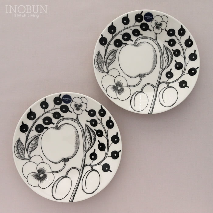 アラビア パラティッシ プレート 16.5cm ブラック ＆ イッタラ