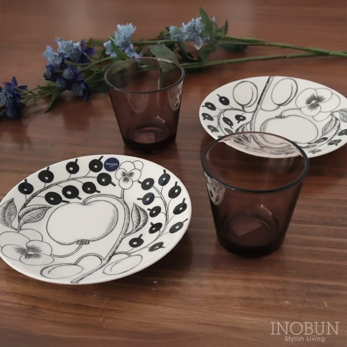 アラビア パラティッシ プレート 16.5cm ブラック ＆ イッタラ