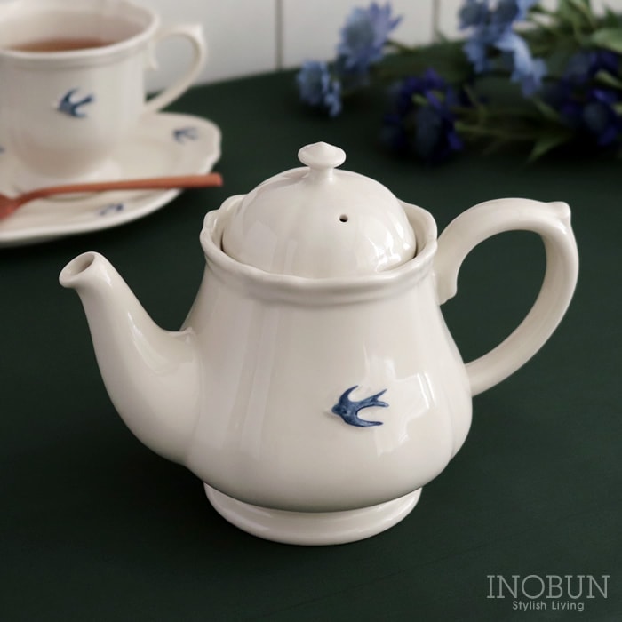スタジオエム アーリーバード ポット 日本製 青い鳥 ティーポット 新