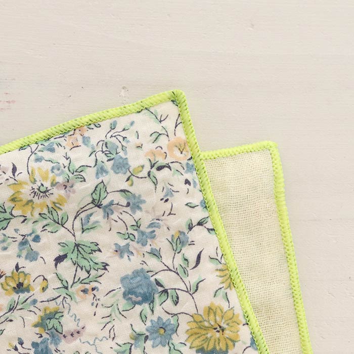 hachi＊リバティ生地使用＊巾着セット hibi＆リバティハンカチギフト LIBERTY オーガンジー巾着 プチギフト