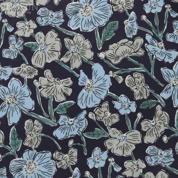 Vent d'ouest LIBERTY 細コール ワンピース LOUIE'S POPPIES