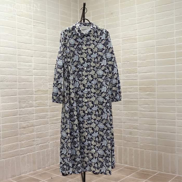 Vent d'ouest LIBERTY 細コール ワンピース LOUIE'S POPPIES