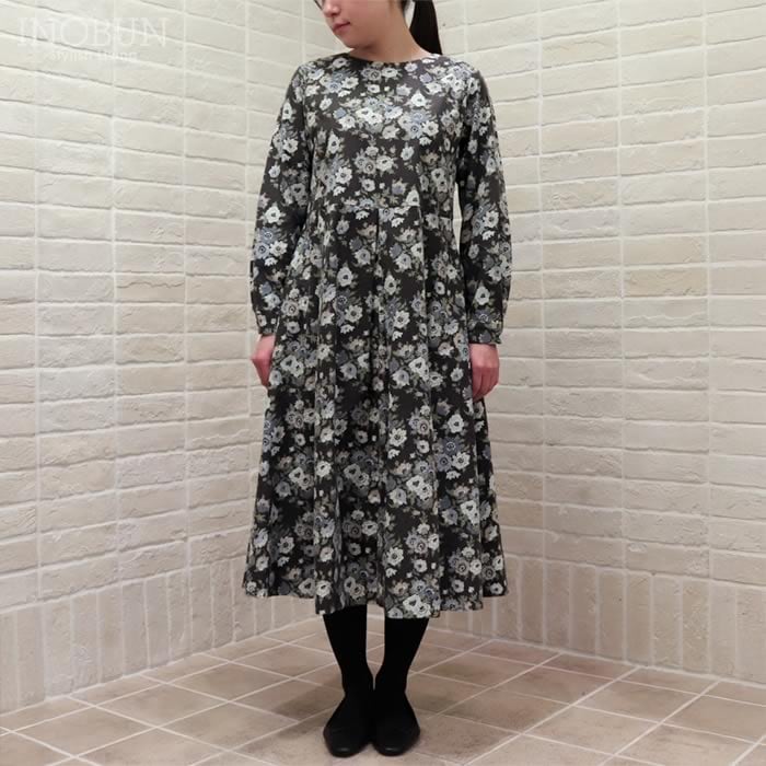 Crespi LIBERTY コットンフランネル ワンピース MADE LEINE リバティ クレスピ セール