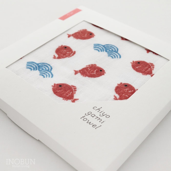 千代紙タオル フェイスタオル たい chiyogami towel 手土産 ご挨拶