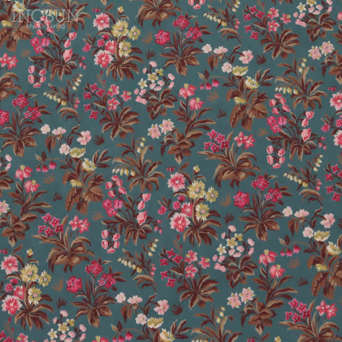 J.Sloane リバティ バンドカラーすっきり見えワンピース Floral Fable