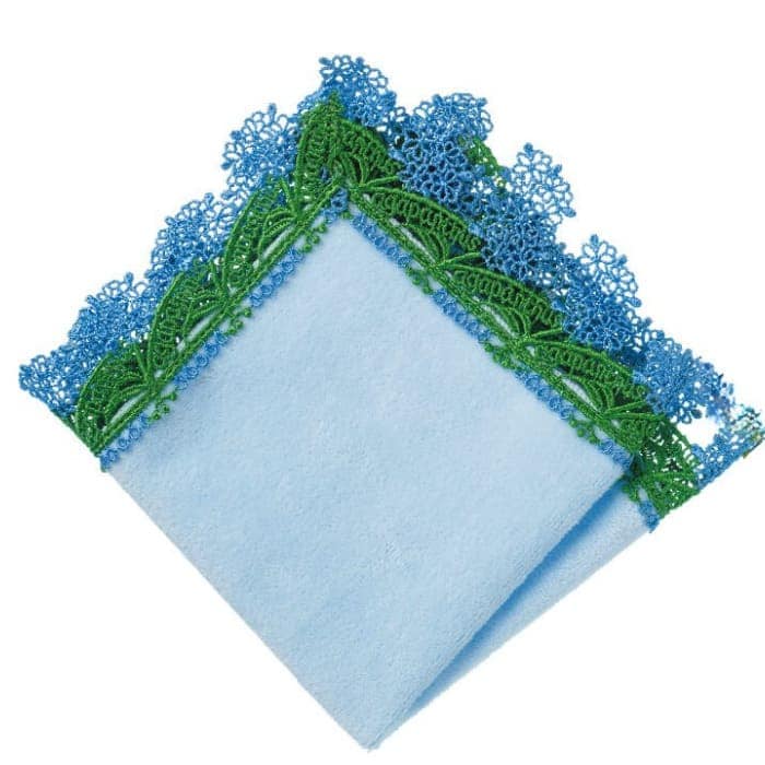 【販売開始前】近沢レース店 アガパンサス アクアブルー 3月 シーズンタオルハンカチ