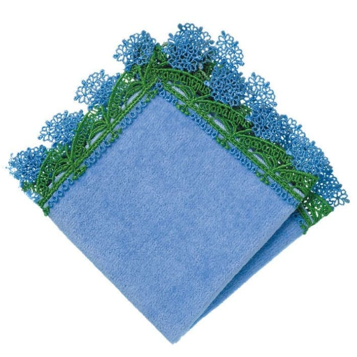 【販売開始前】近沢レース店 アガパンサス サルビアブルー 3月 シーズンタオルハンカチ