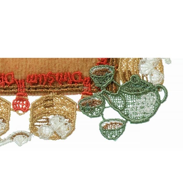 販売開始前】近沢レース店 飲茶 ブラウン 3月 シーズンタオルハンカチ