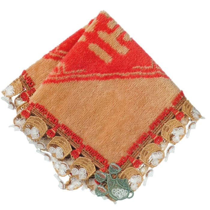 【販売開始前】近沢レース店 飲茶 ブラウン 3月 シーズンタオルハンカチ