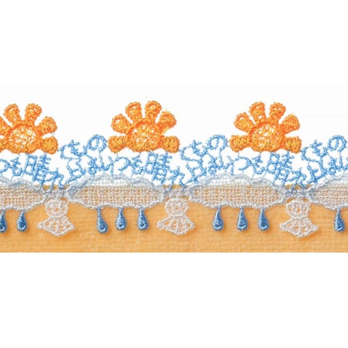 販売開始前】近沢レース店 くもの上はいつも晴れ アクアブルー 4月