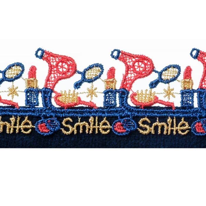 販売開始前】近沢レース店 おめかし レッド 6月 シーズンタオルハンカチ