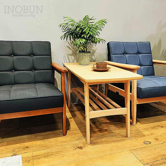 限定版 カリモク60 Kチェア 1シーター デニムネイビー ピュアビーチ