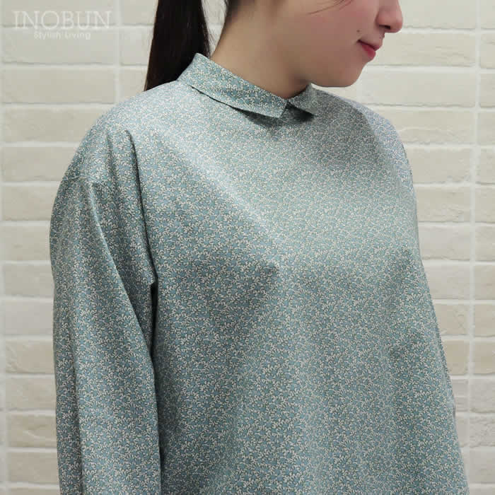 Parkes リバティ 前後差フレア プルオーバーブラウス Mサイズ 長袖 WIMBRELL POSY/25U ウィンブレル・ポージー LIBERTY パークス セール