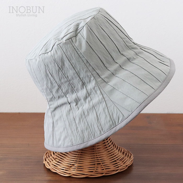 キルティングチューリップ  ハット リバーシブル グレー レディース  春夏 帽子 