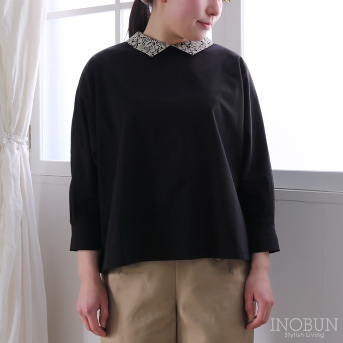 Vent d'ouest リバティ襟くるみボタン THE FANCTIONAL BASIC