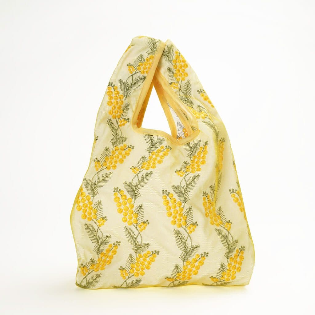 近沢レース店 ミニバッグ イエロー ミモザチュール小物