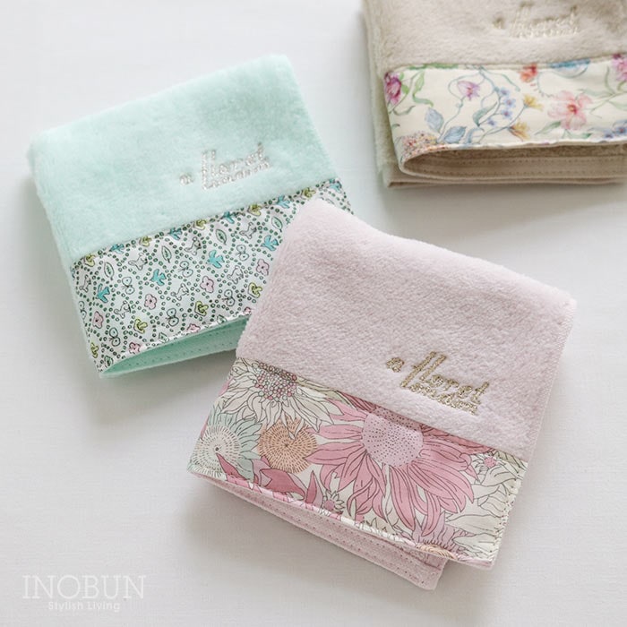 リバティ シャーリングハンドタオル スモールスザンナ PK フローレットロンドン ハンカチ Small Susanna ギフト